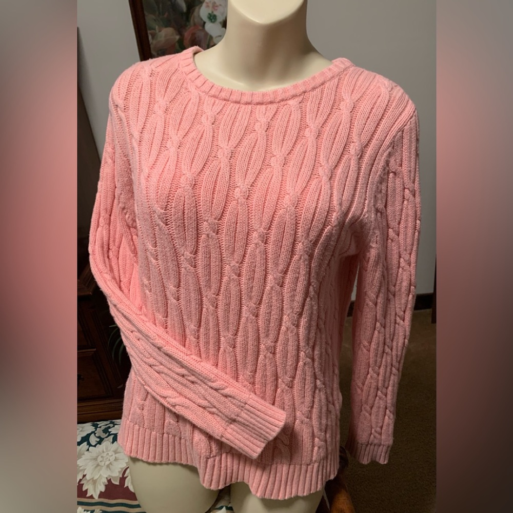 Lands’End Drifter Cable Ladies Sweater